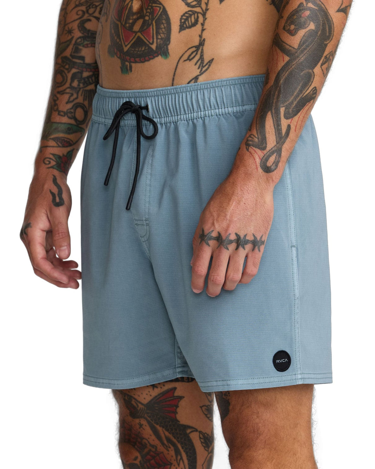 RVCA Pigment Elastic 16" Men's Volley Shorts - Lead – alternate view 1