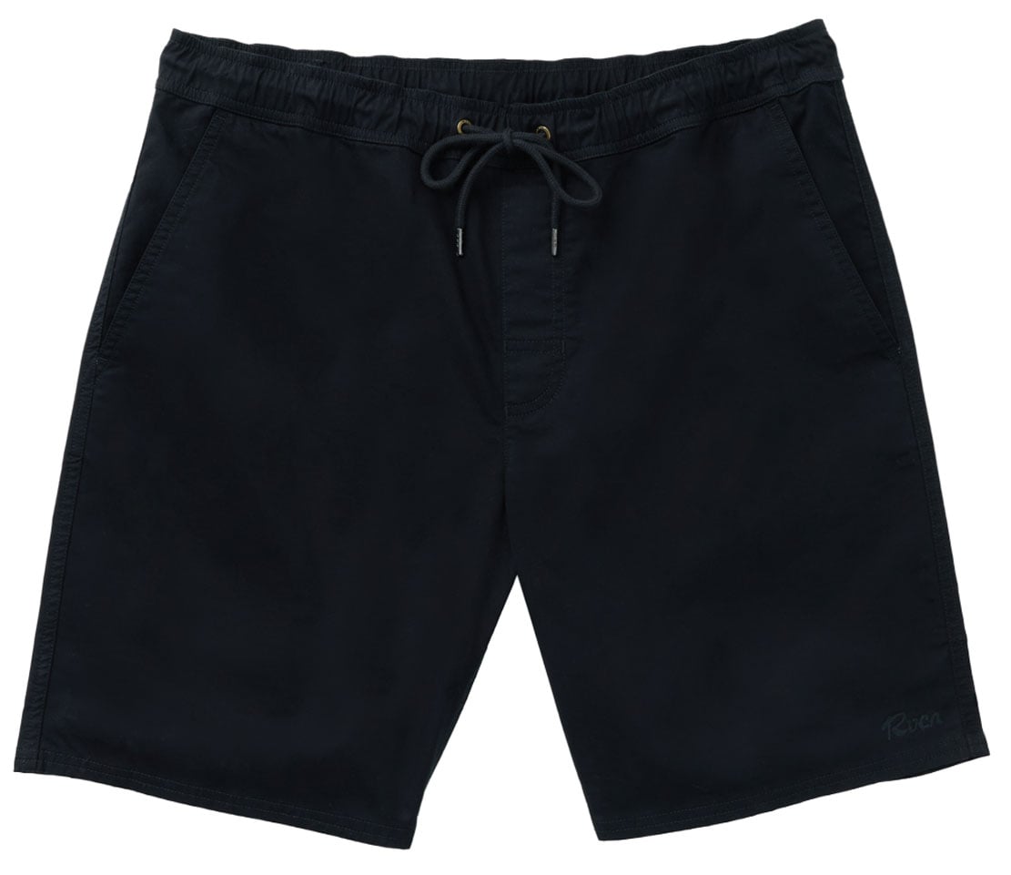 RVCA Weekend Elastic 19" Volley Shorts - RVCA Black