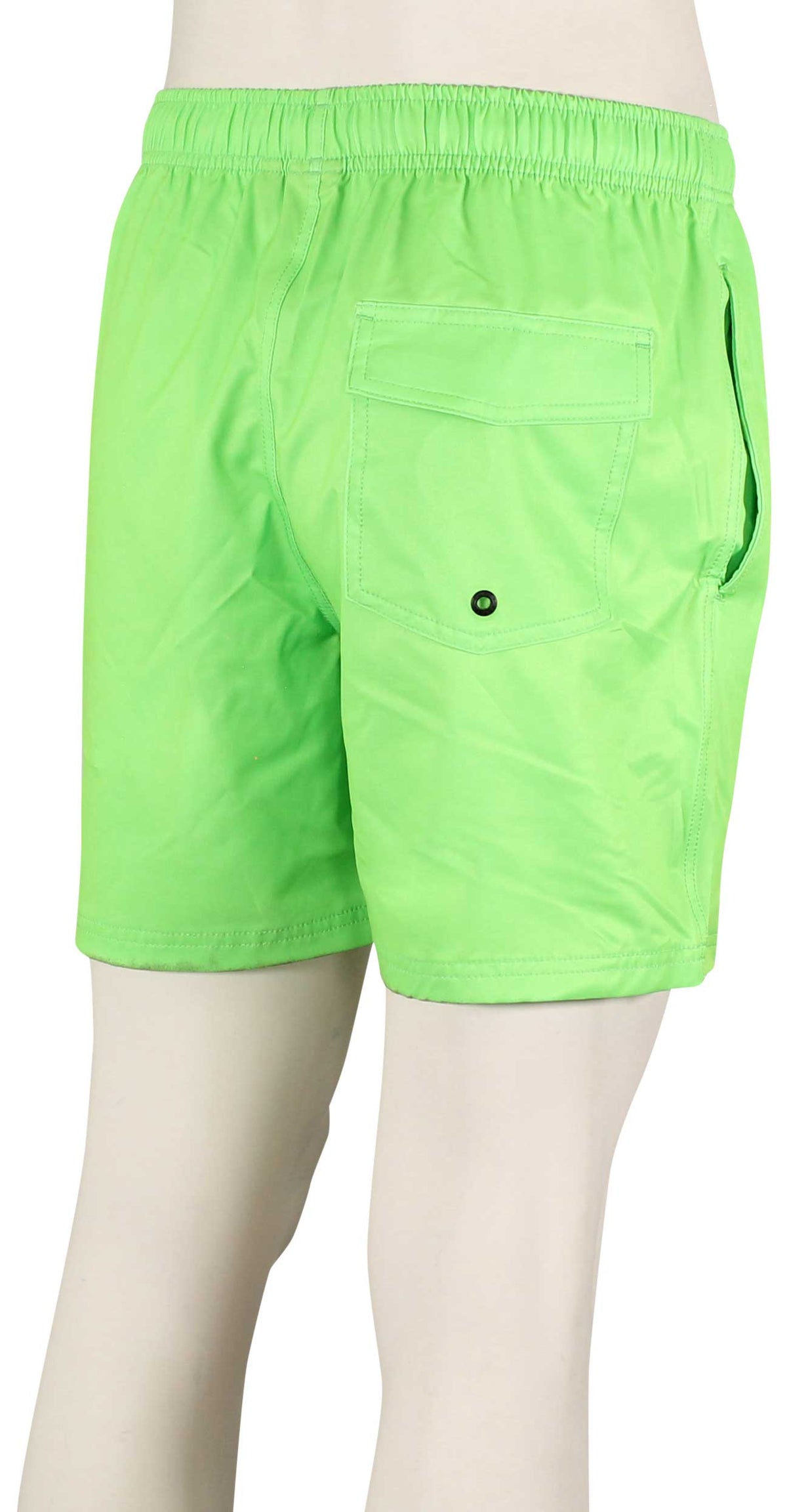 Rusty Amped 17" Volley Shorts - Acid Lime – back view