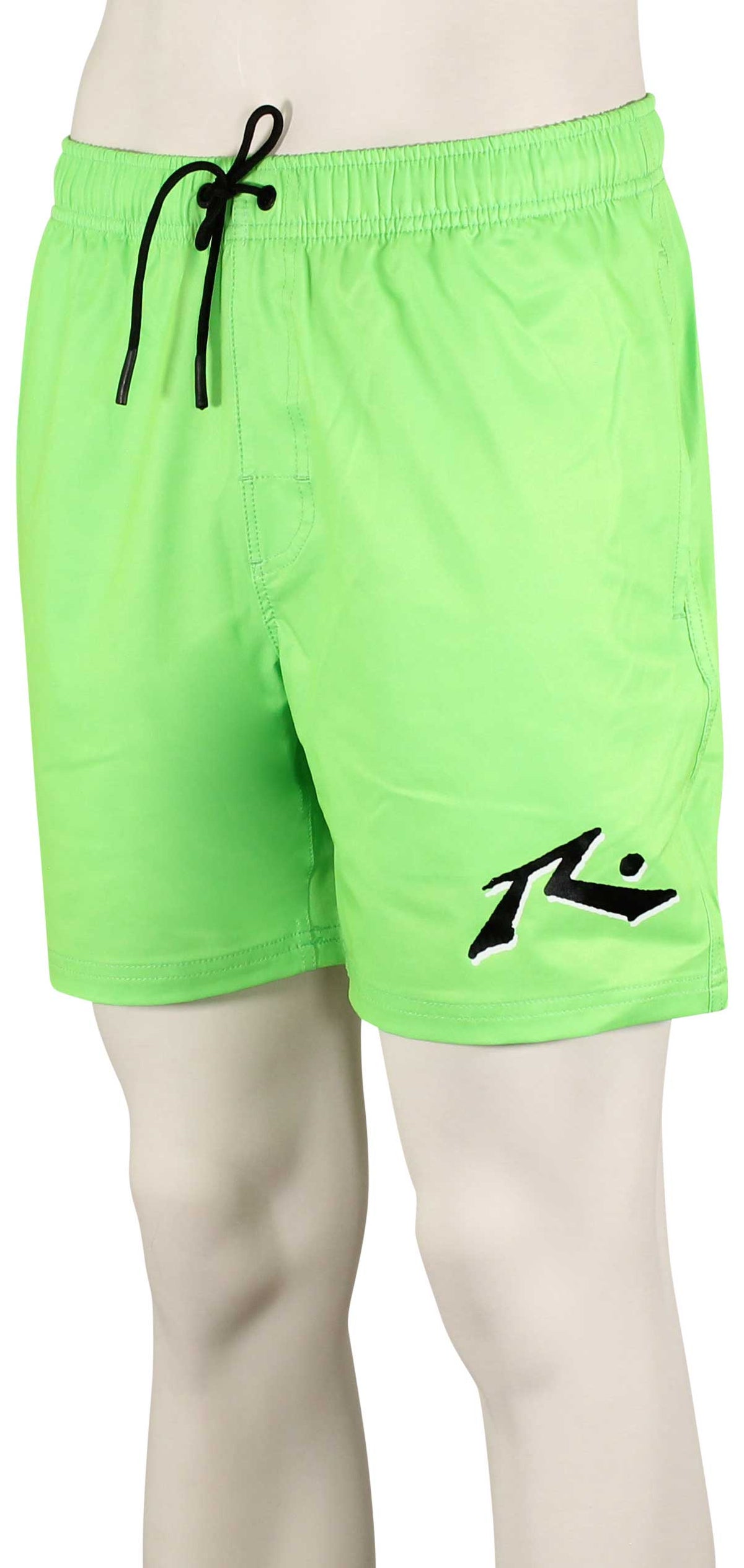 Rusty Amped 17" Volley Shorts - Acid Lime