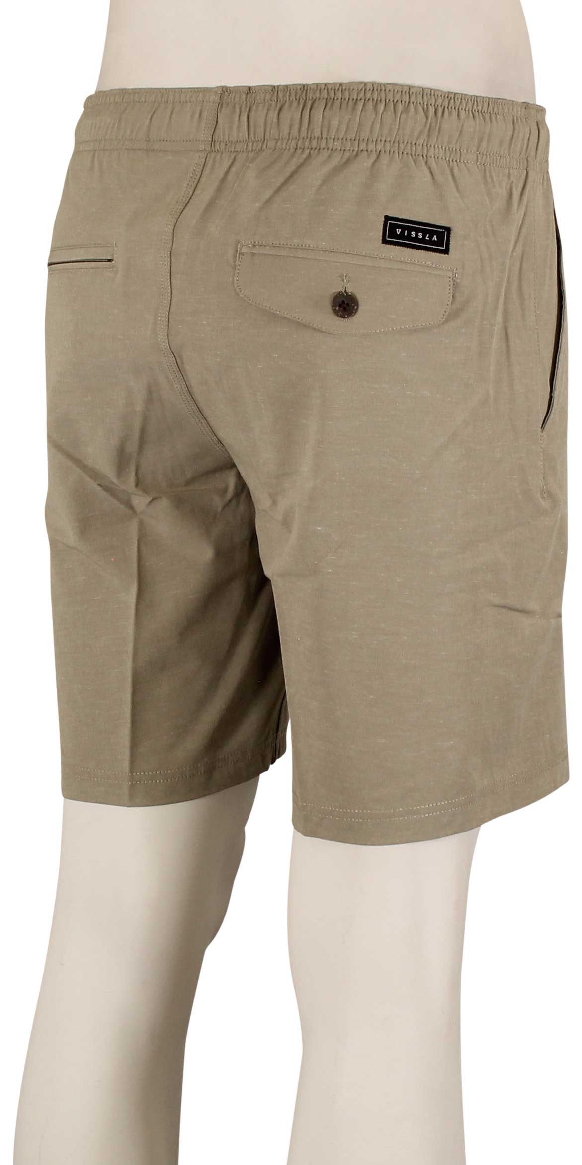Vissla No See Ums Eco 18" Volley Shorts - Khaki