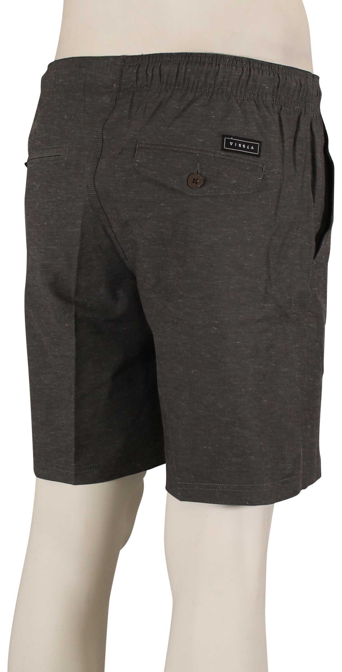 Vissla No See Ums Eco 18" Volley Shorts - Phantom – back view