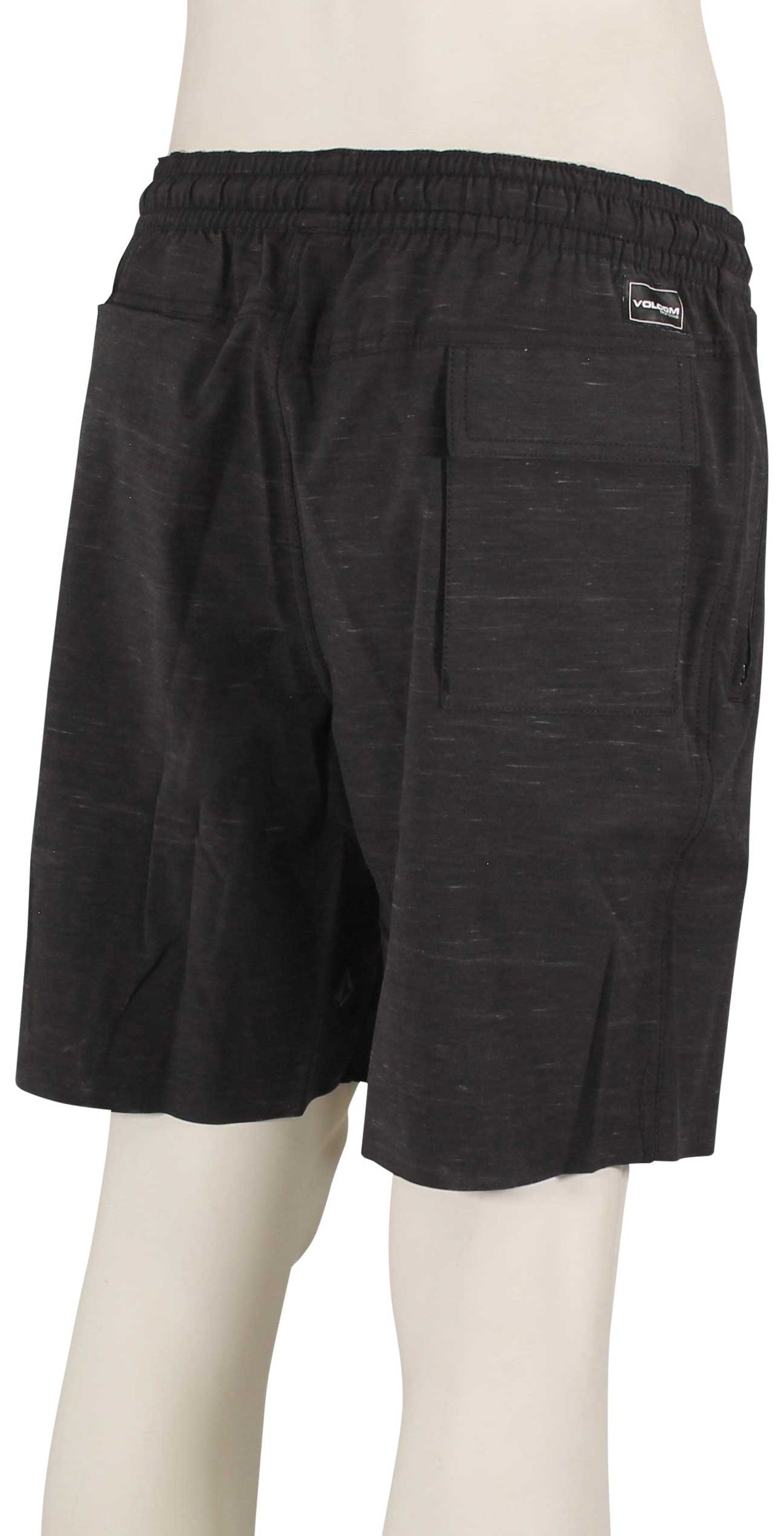 Volcom Wrecpack Volley Shorts - Black – back view