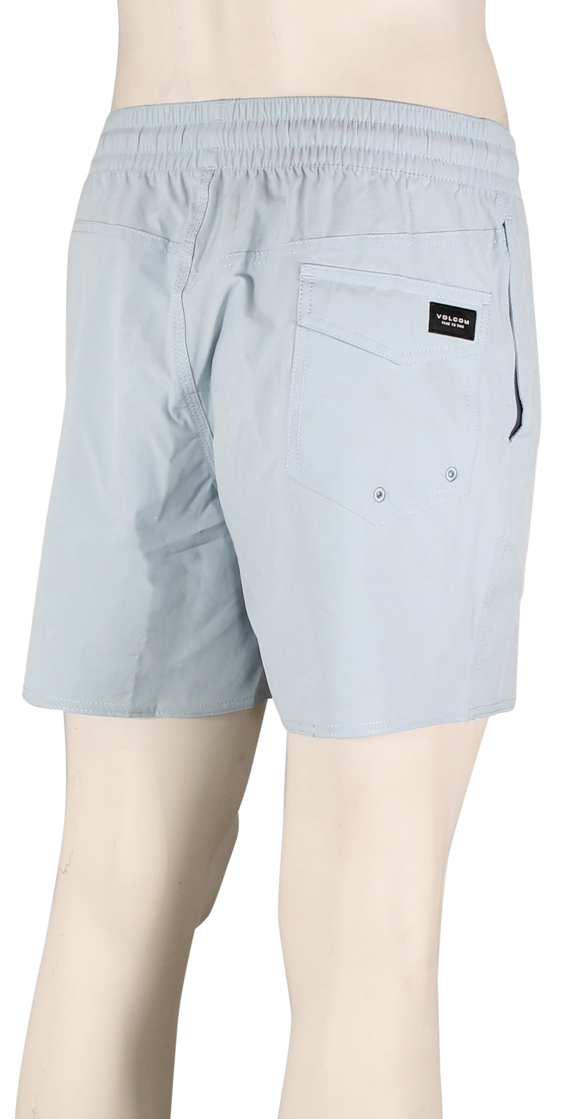 Volcom Lido Solid 16" Volley Shorts - Carolina Blue – back view