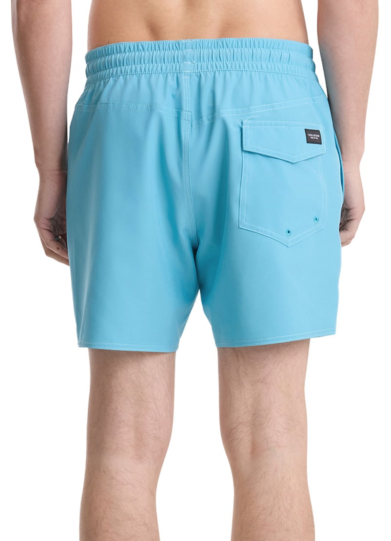 Volcom Lido Solid 16" Men's Volley Shorts - Turqish – back view
