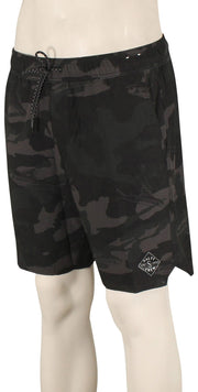 Salty Crew Lowtide Elastic Volley Shorts - Black Camo - S