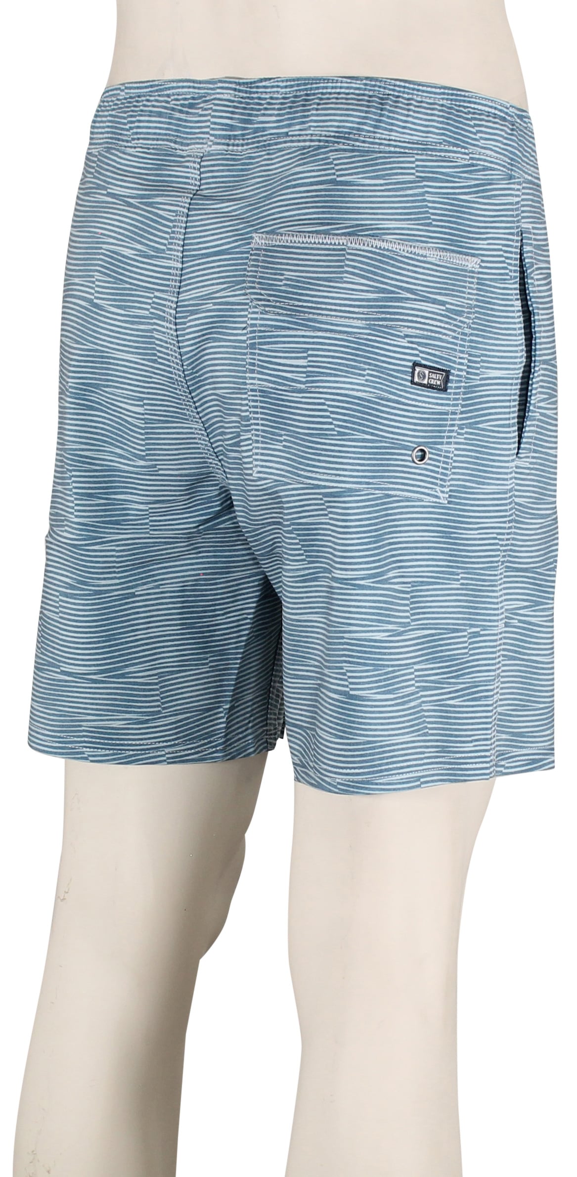 Salty Crew Crew 17" Volley Shorts - Channel Blue – back view
