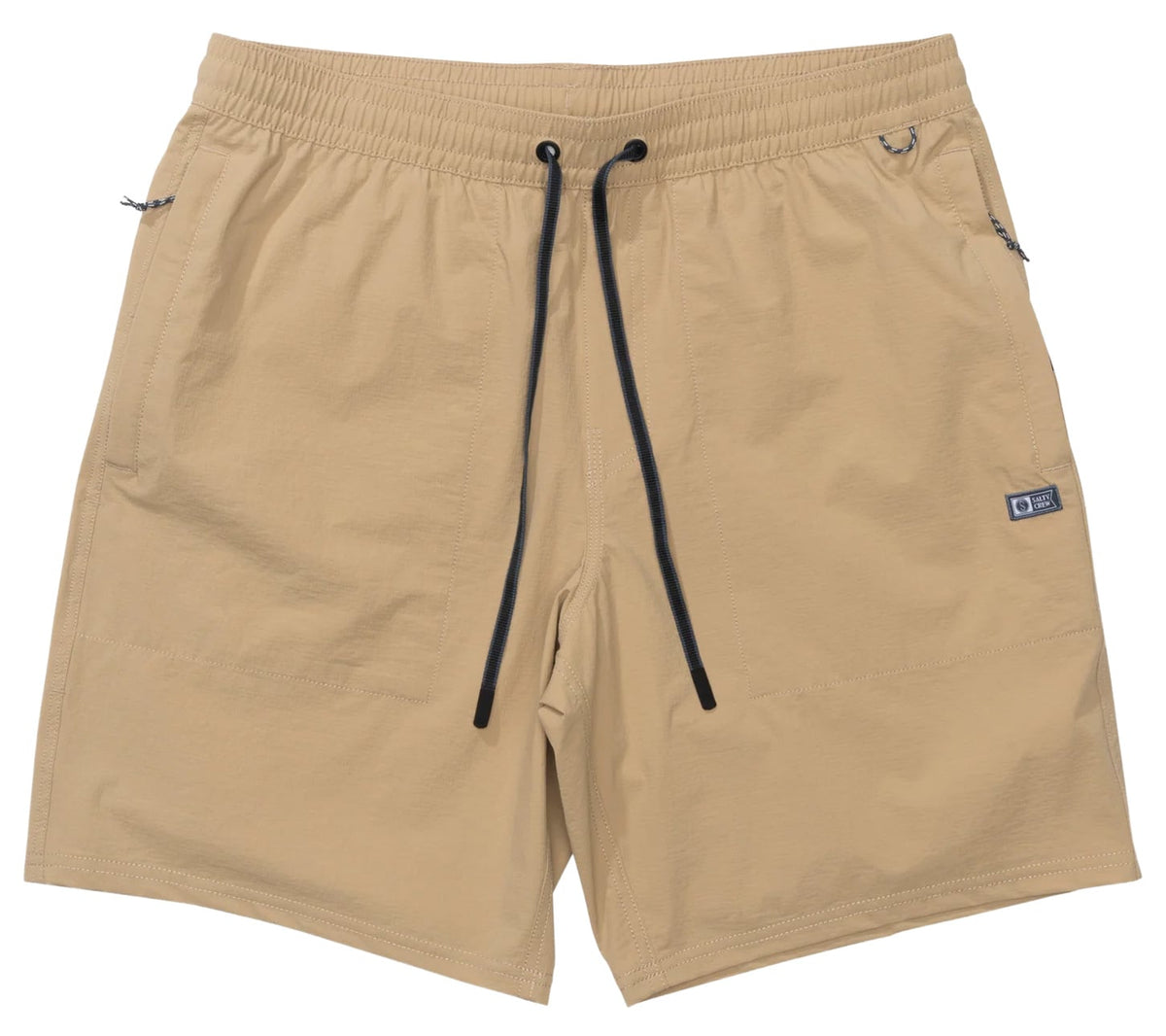 Salty Crew Crew 18" Elastic Waist Men's Boatshorts - Khaki