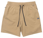 Salty Crew Crew 18" Elastic Waist Men's Boatshorts - Khaki