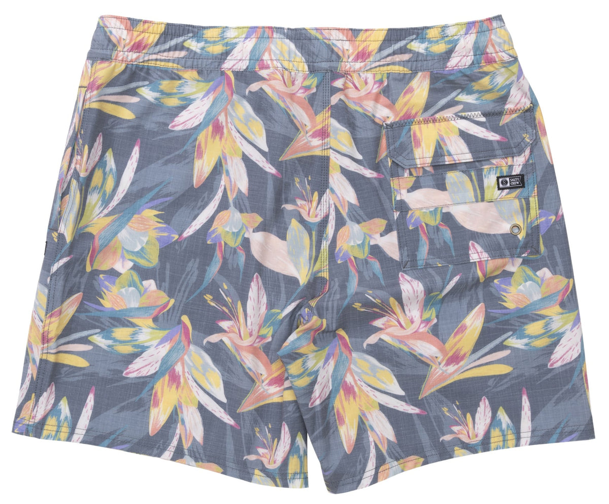 Salty Crew Crew 17" Men's Volley Shorts - Dark Shadow – back view