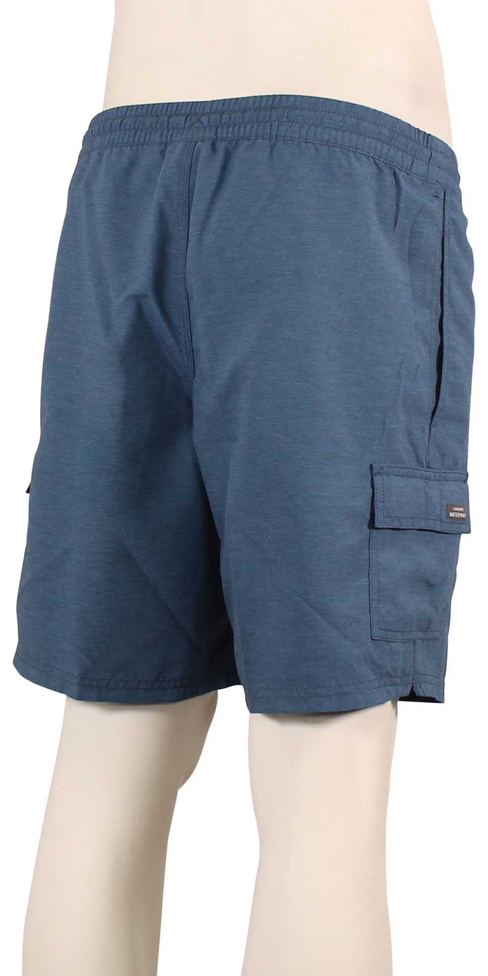 Quiksilver Waterman Balance Volley Shorts - Ensign Blue Heather