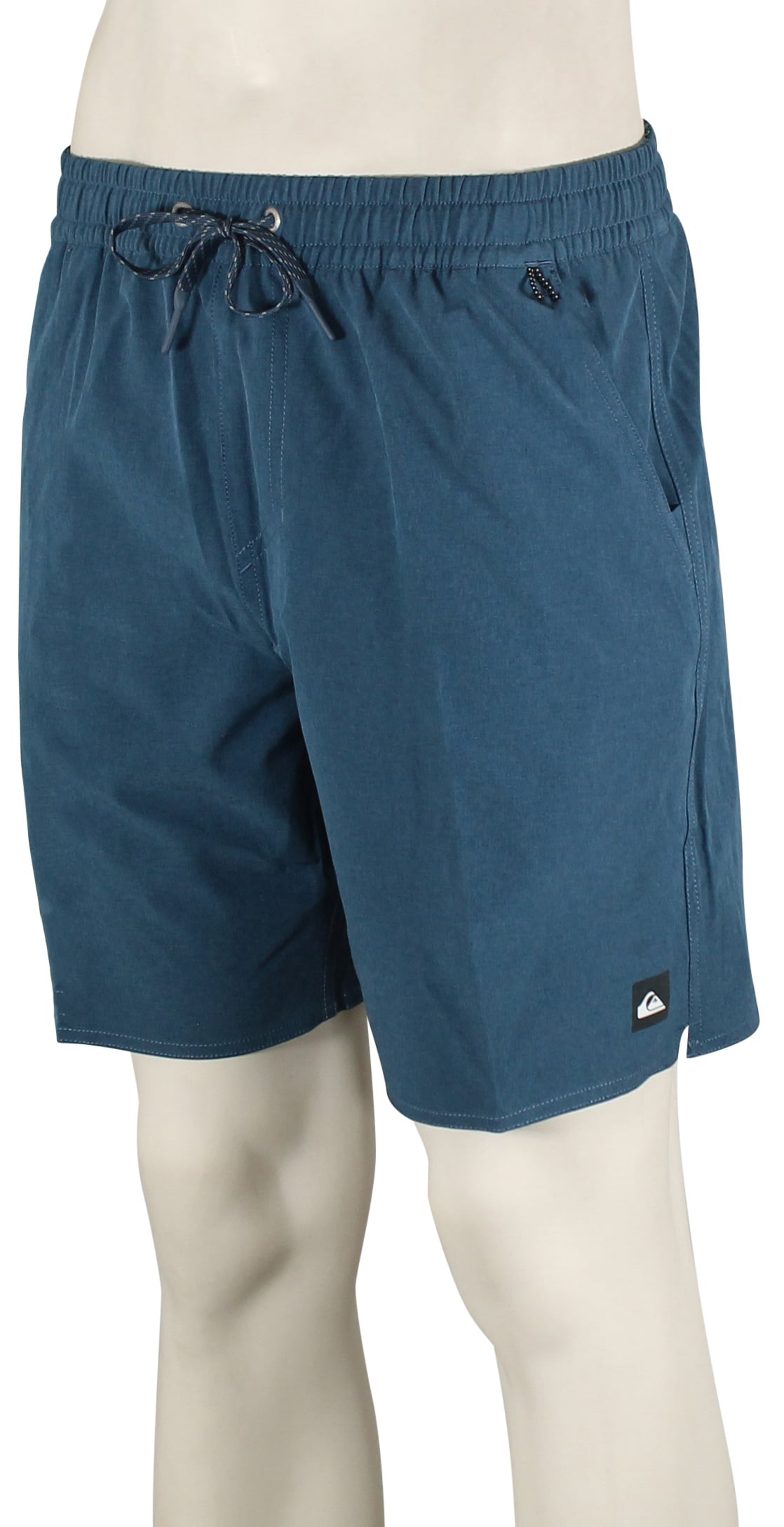 Quiksilver Waterman Beach Park 17" Volley Shorts - Wave Blue Heather