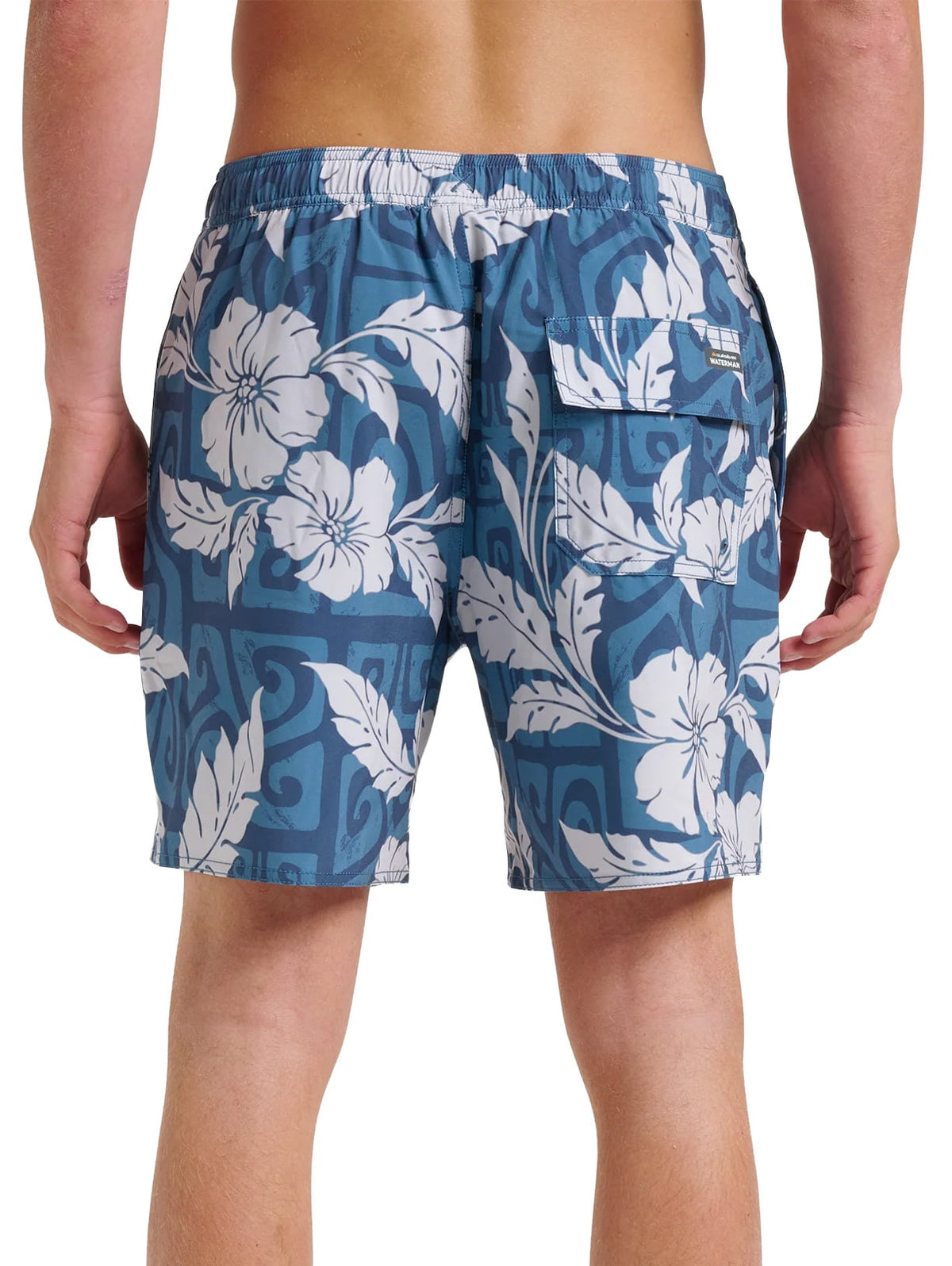 Quiksilver Waterman Mix Pack 17" Volley Shorts - Sargasso Sea – back view