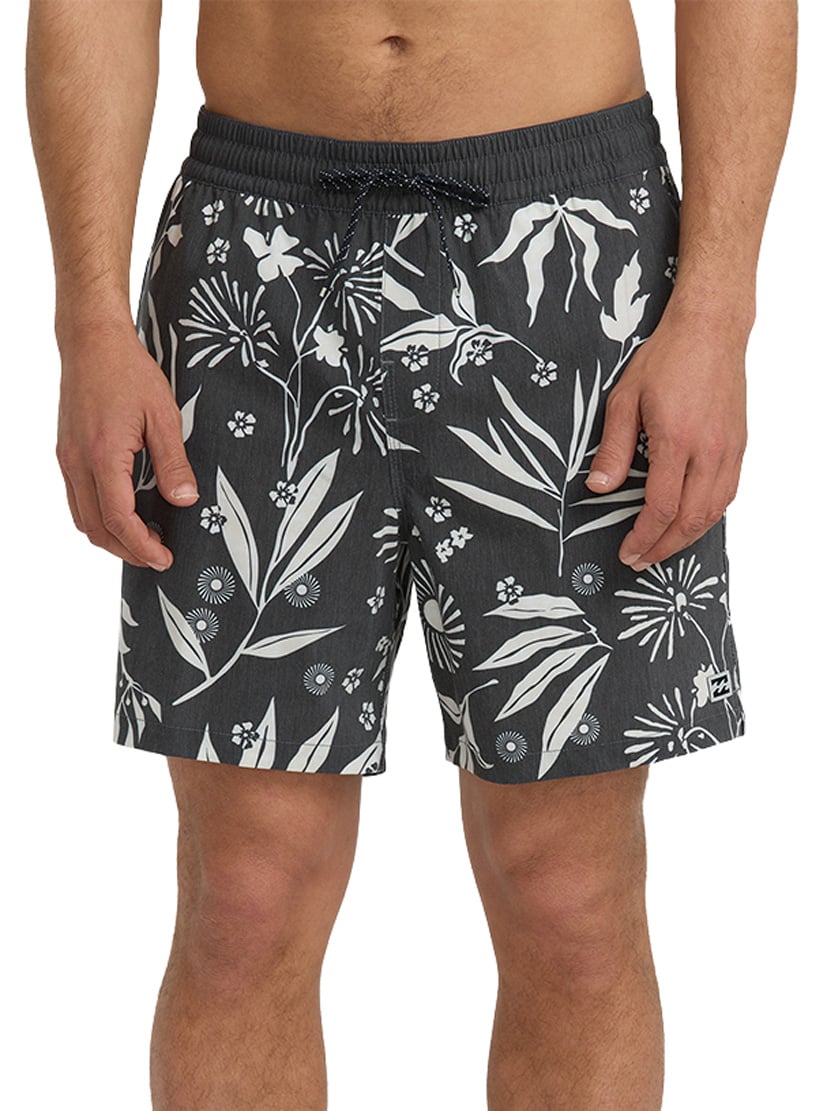 Billabong Good Times Layback 16" Volley Shorts - Dark Stone