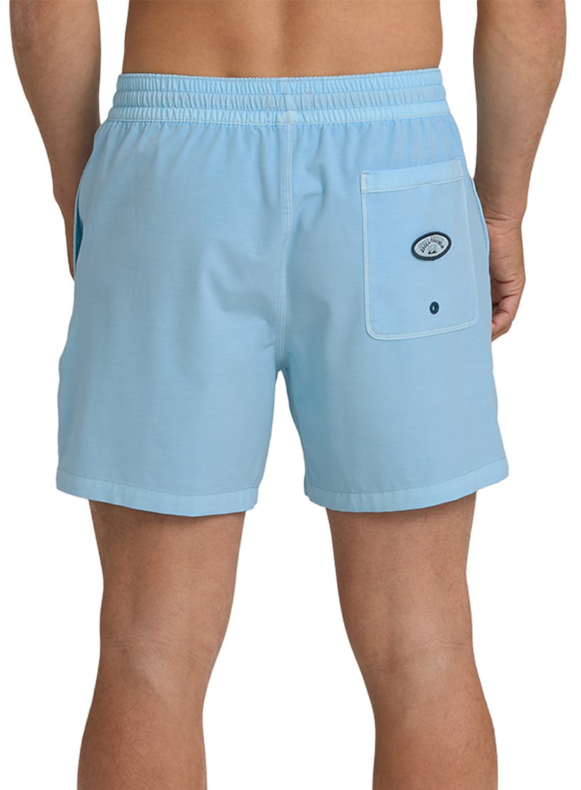 Billabong Every Other Day Wave Washed 16" Volley Shorts - Corydalis Blue – back view