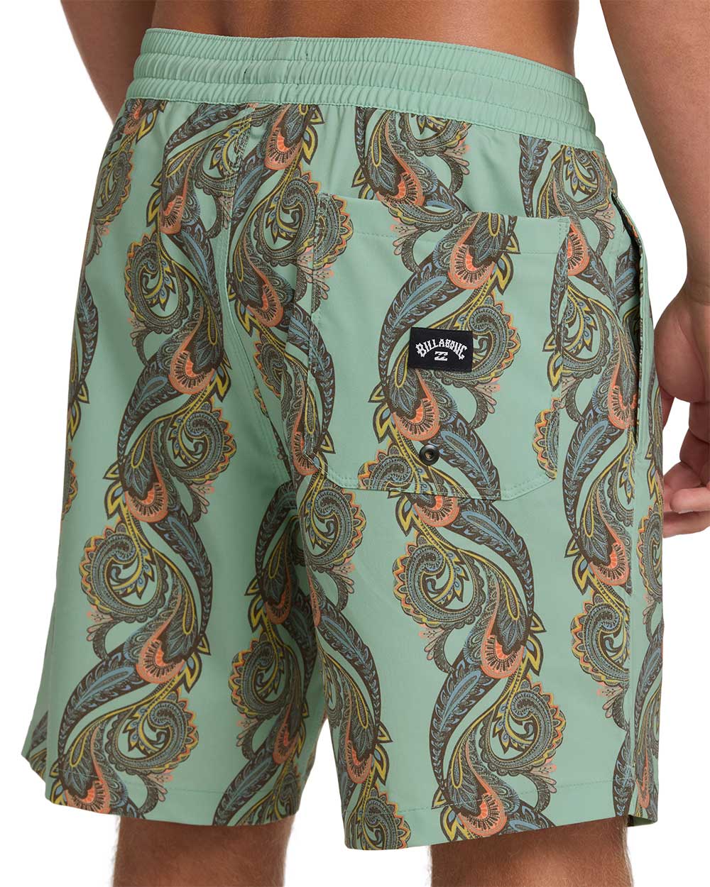 Billabong Good Times Layback 16" Volley Shorts - Granite Green – alternate view 1