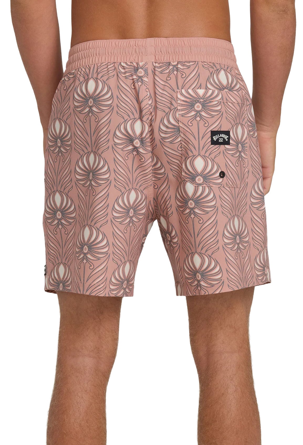 Billabong Good Times Layback 16" Men's Volley Shorts - Ash Rose – back view