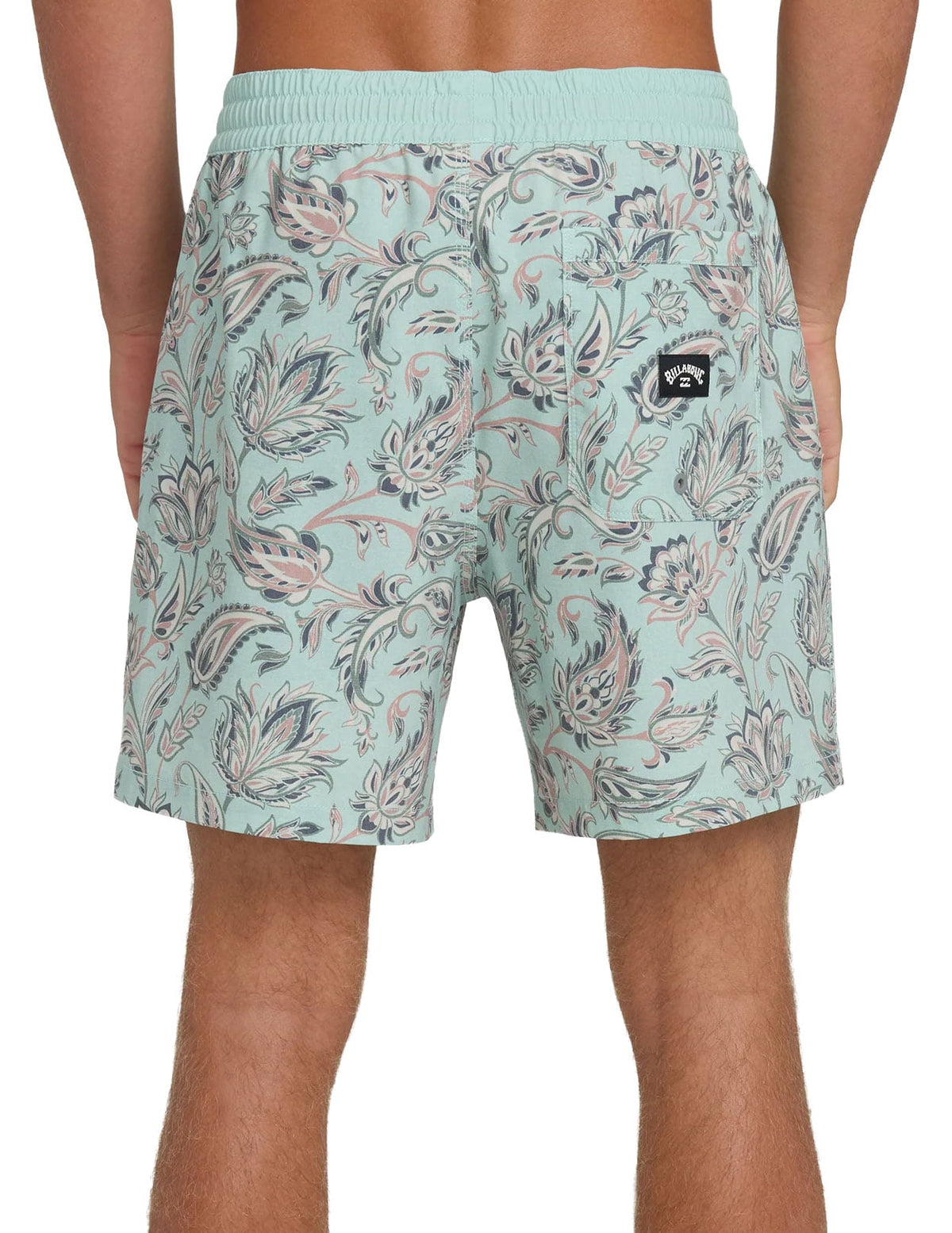 Billabong Good Times Layback 16" Men's Volley Shorts - Clearly Aqua – back view