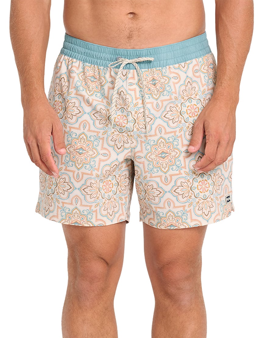 Billabong Good Times Layback 16" Men's Volley Shorts - Vintage Khaki