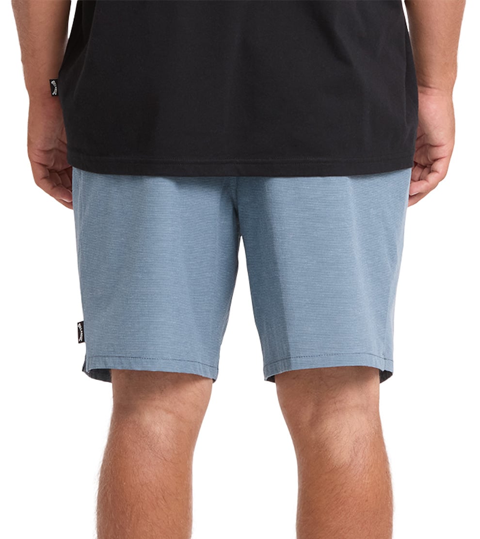 Billabong Crossfire Elastic Wave Washed 18" Men's Volley Shorts - China Blue – back view