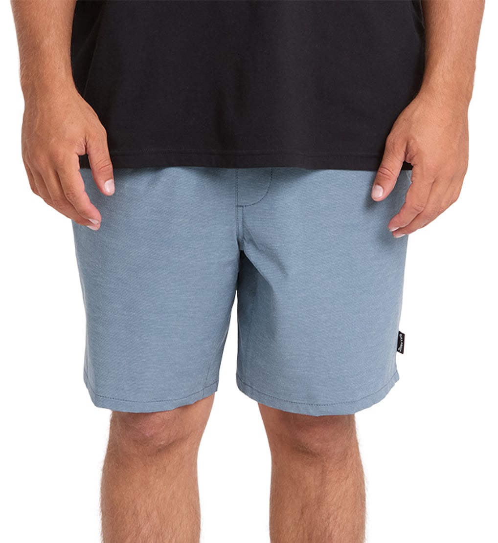 Billabong Crossfire Elastic Wave Washed 18" Men's Volley Shorts - China Blue