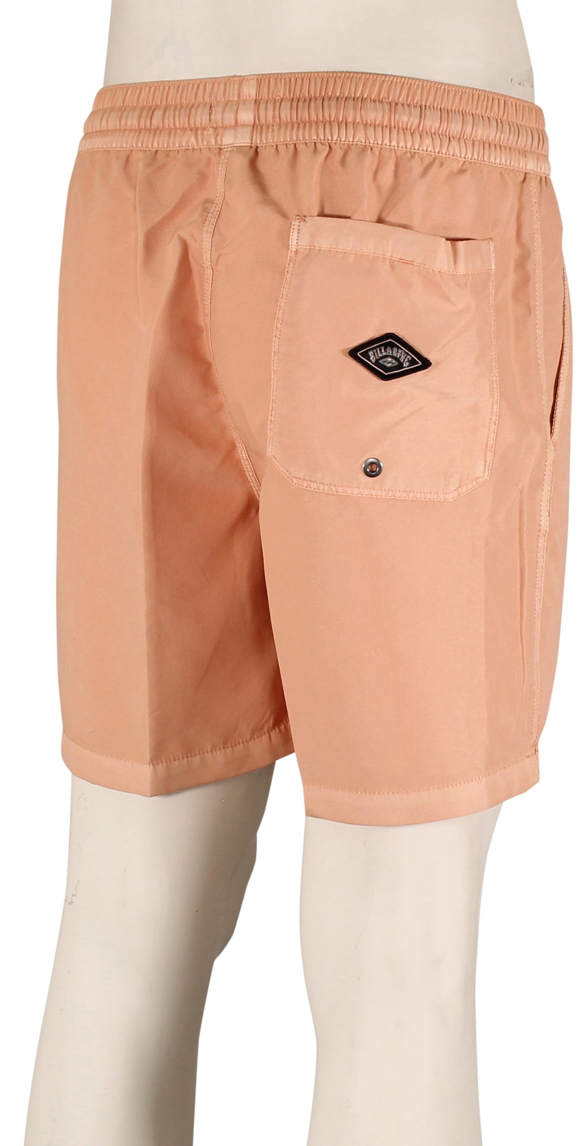 Billabong All Day Overdyed Layback Volley Shorts - Dusty Melon – back view