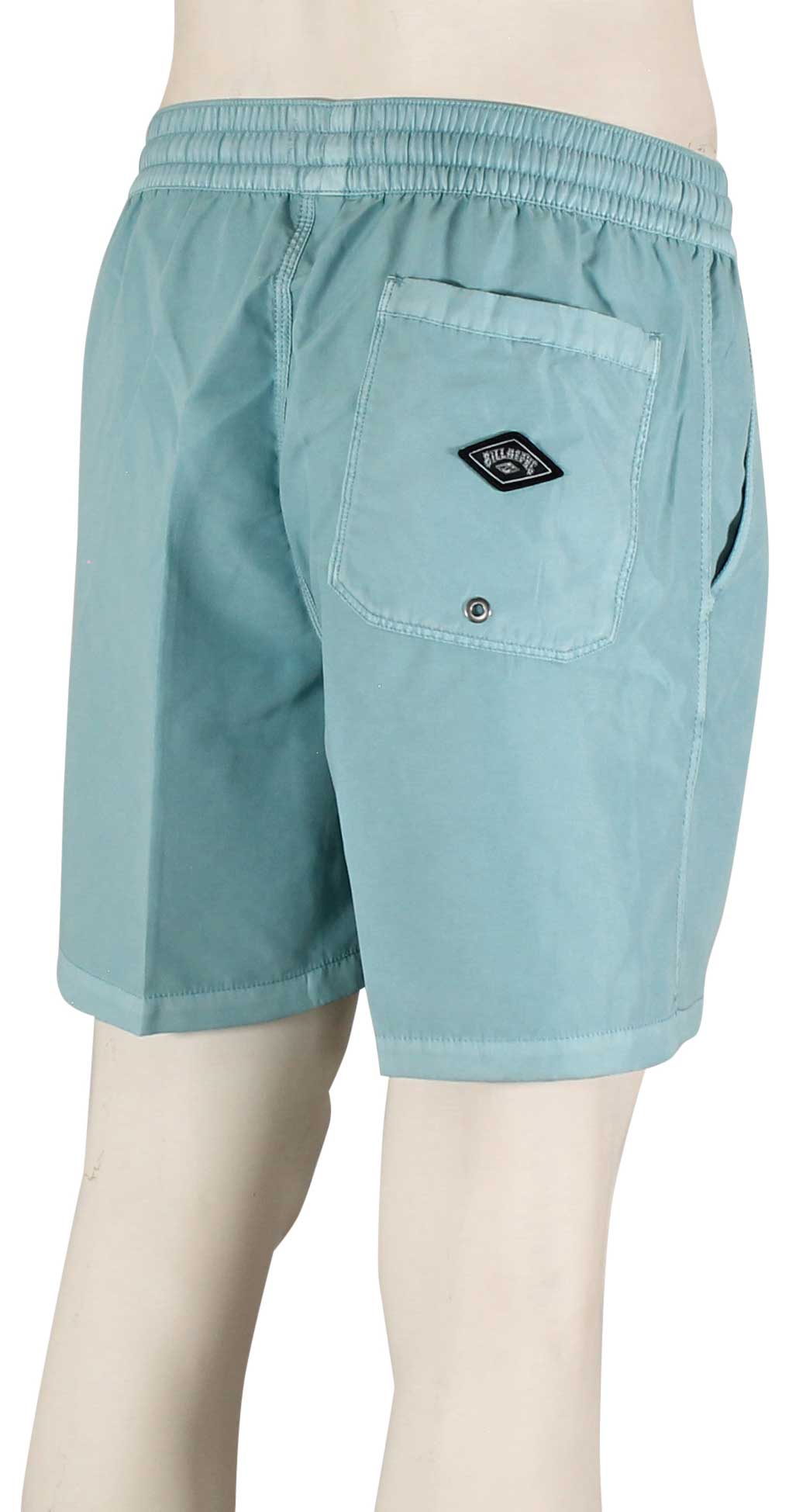 Billabong All Day Overdyed Layback 17" Volley Shorts - Dusty Blue – back view