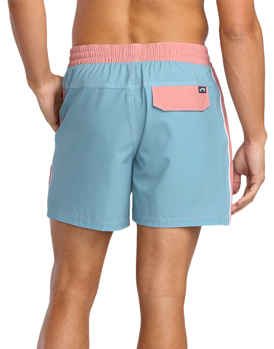 Billabong D'Bah Panel Layback 16" Volley Shorts - Blue Shadow – back view