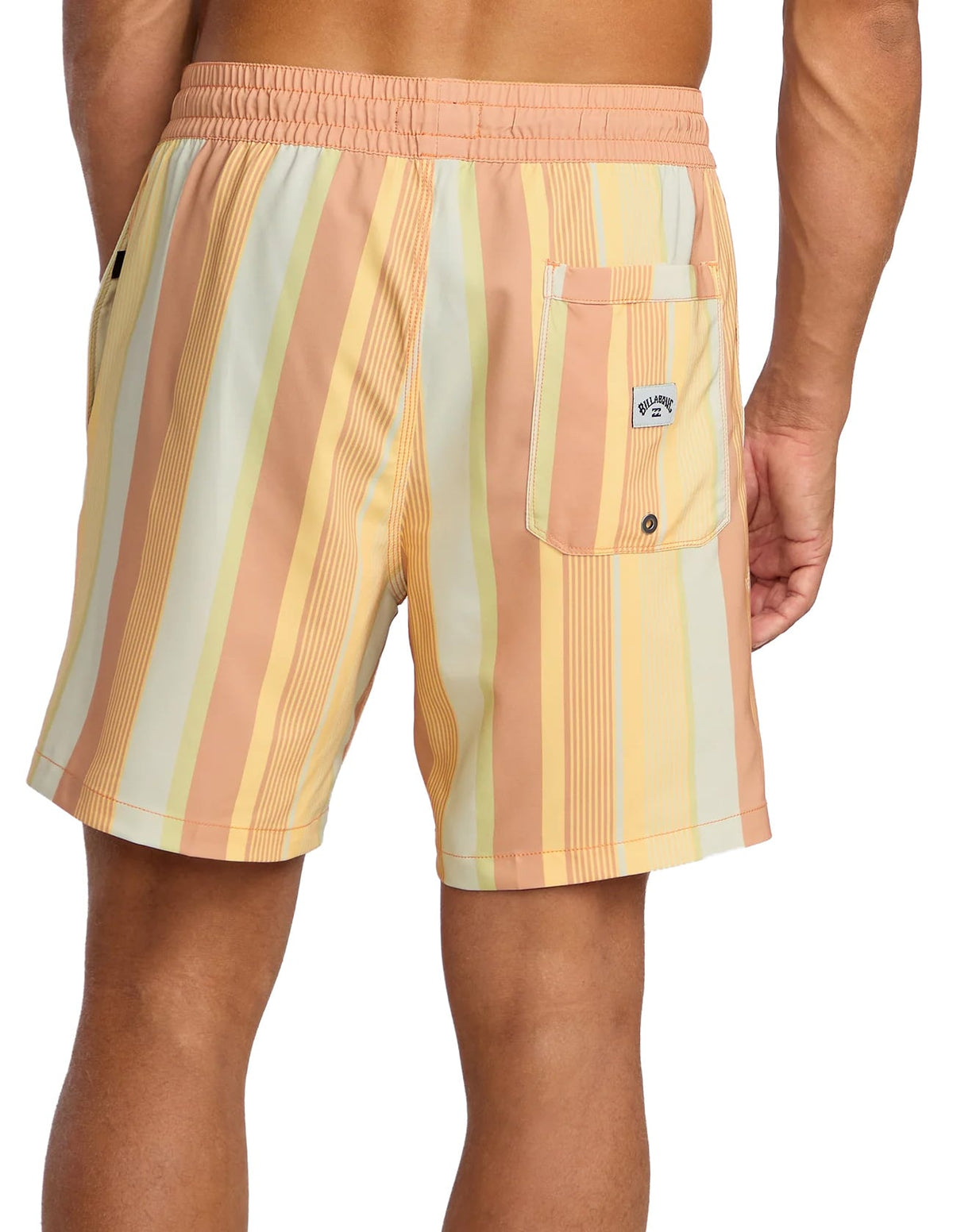 Billabong Good Times Layback 16" Volley Shorts - Dusty Rose – back view