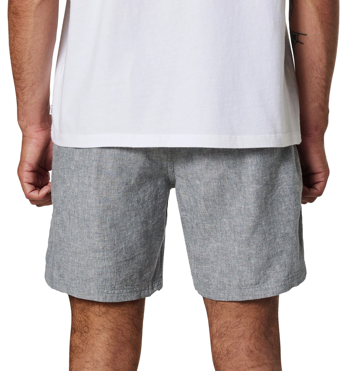 Katin Isaiah 17" Volley Shorts - Steel Blue – back view