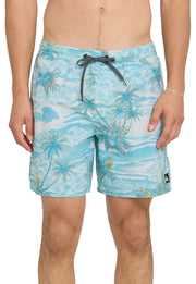 Quiksilver Everyday Mix 17" Volley Shorts - Blue Haze