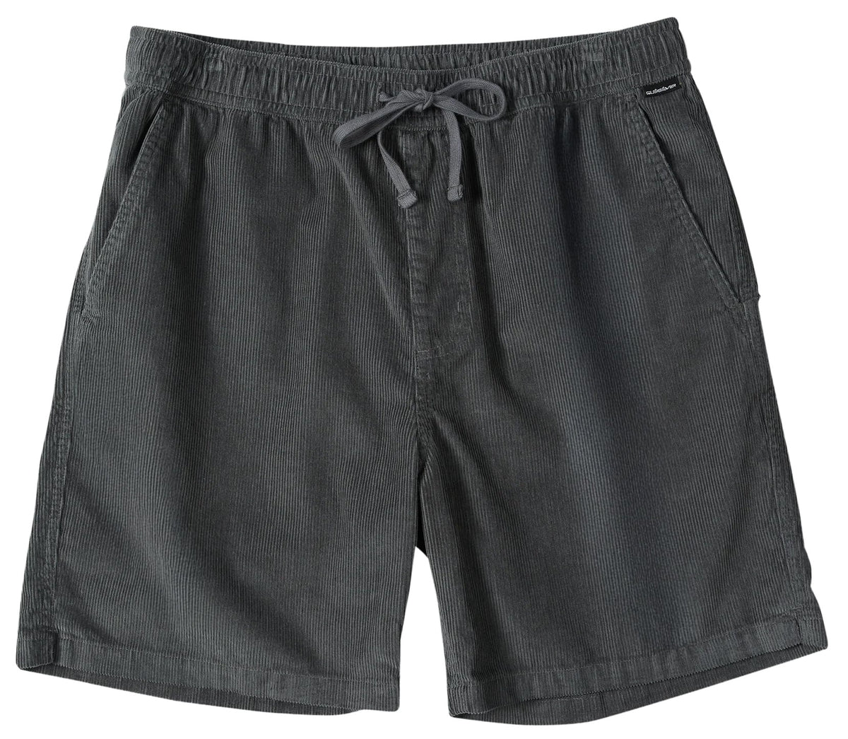 Quiksilver Taxer Cord 18" Men's Elastic Waist Volley Shorts - Iron Gate