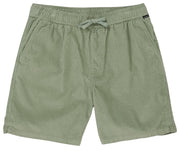 Quiksilver Taxer Cord 18" Men's Elastic Waist Volley Shorts - Lily Pad