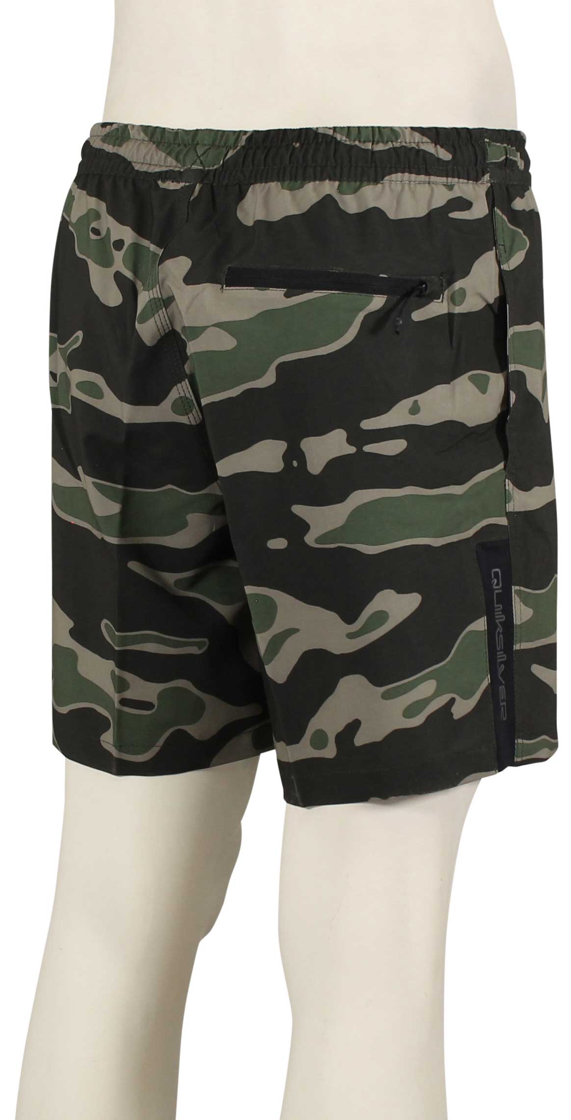 Quiksilver Omni Training 17" Volley Shorts - Thyme – back view