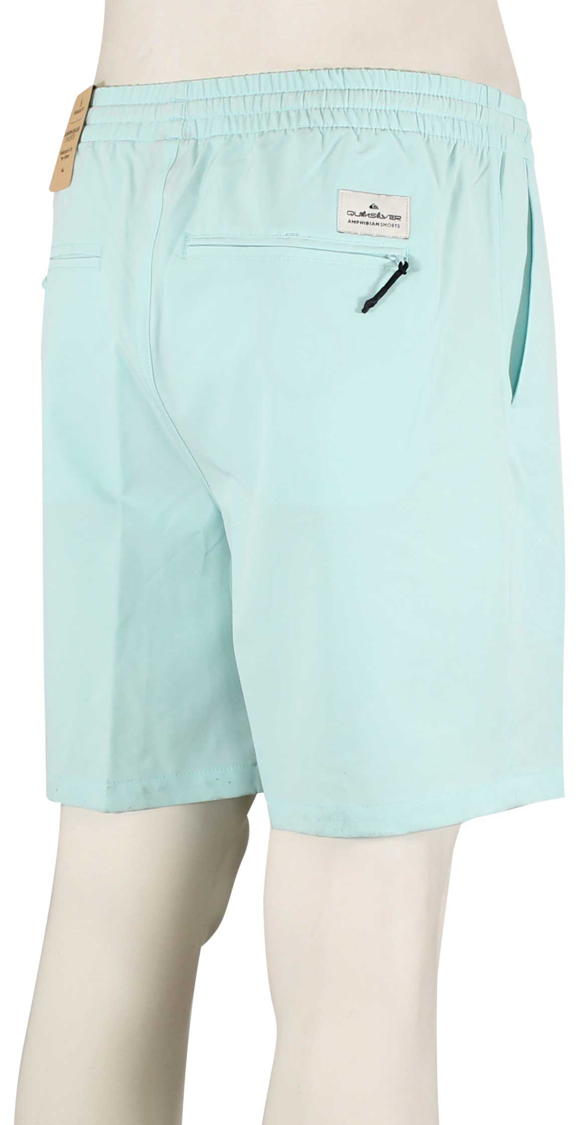 Quiksilver Ocean Elastic Amphibian 18" Volley Shorts - Iced Aqua – back view