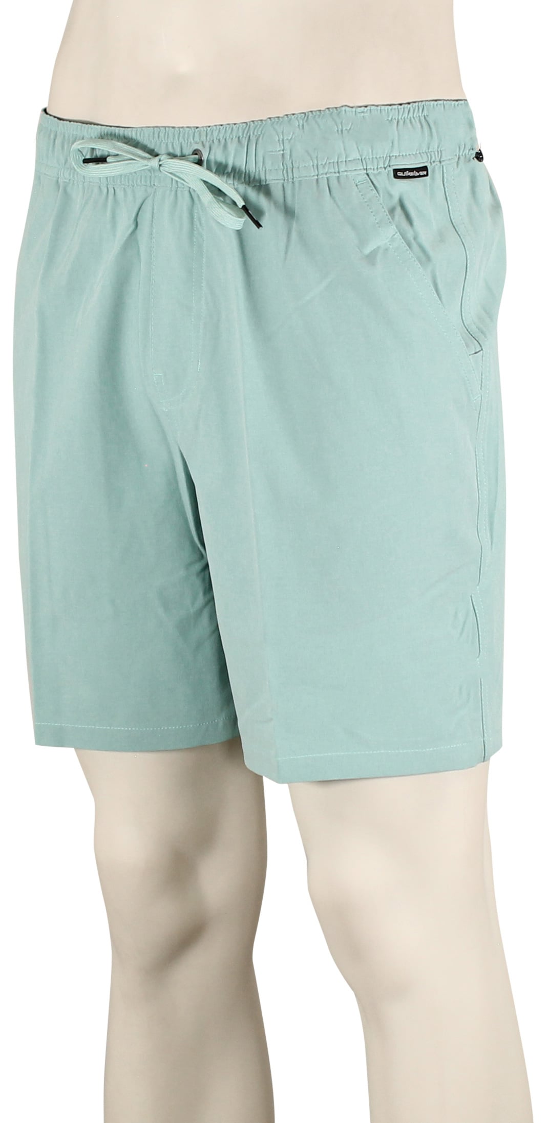Quiksilver Taxer Heather Amphibian 18" Volley Shorts - Jade Green Heather