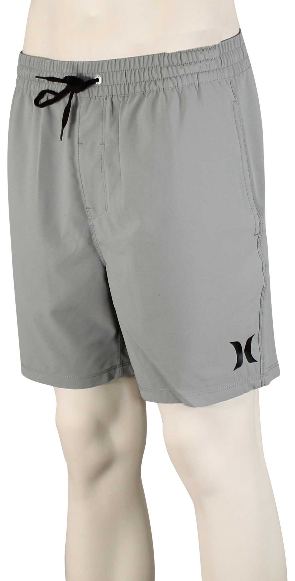 Hurley One and Only Solid 17" Volley Shorts - Particle