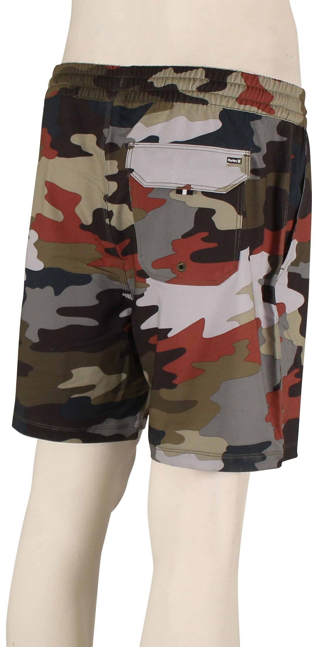 Hurley Phantom Eco Cannonball 17" Volley Shorts - Armoured Navy – back view