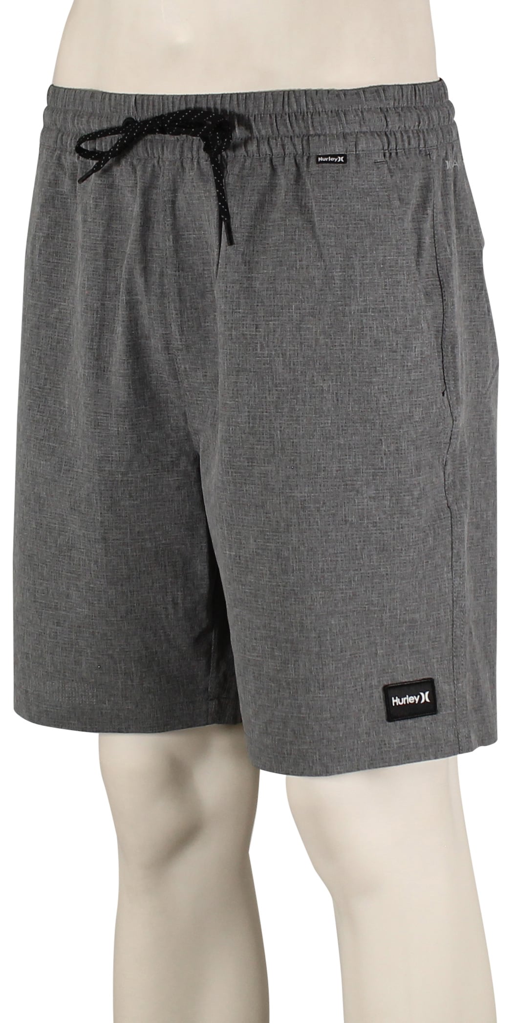 Hurley Phantom Flow 18" Volley Shorts - Black Heather