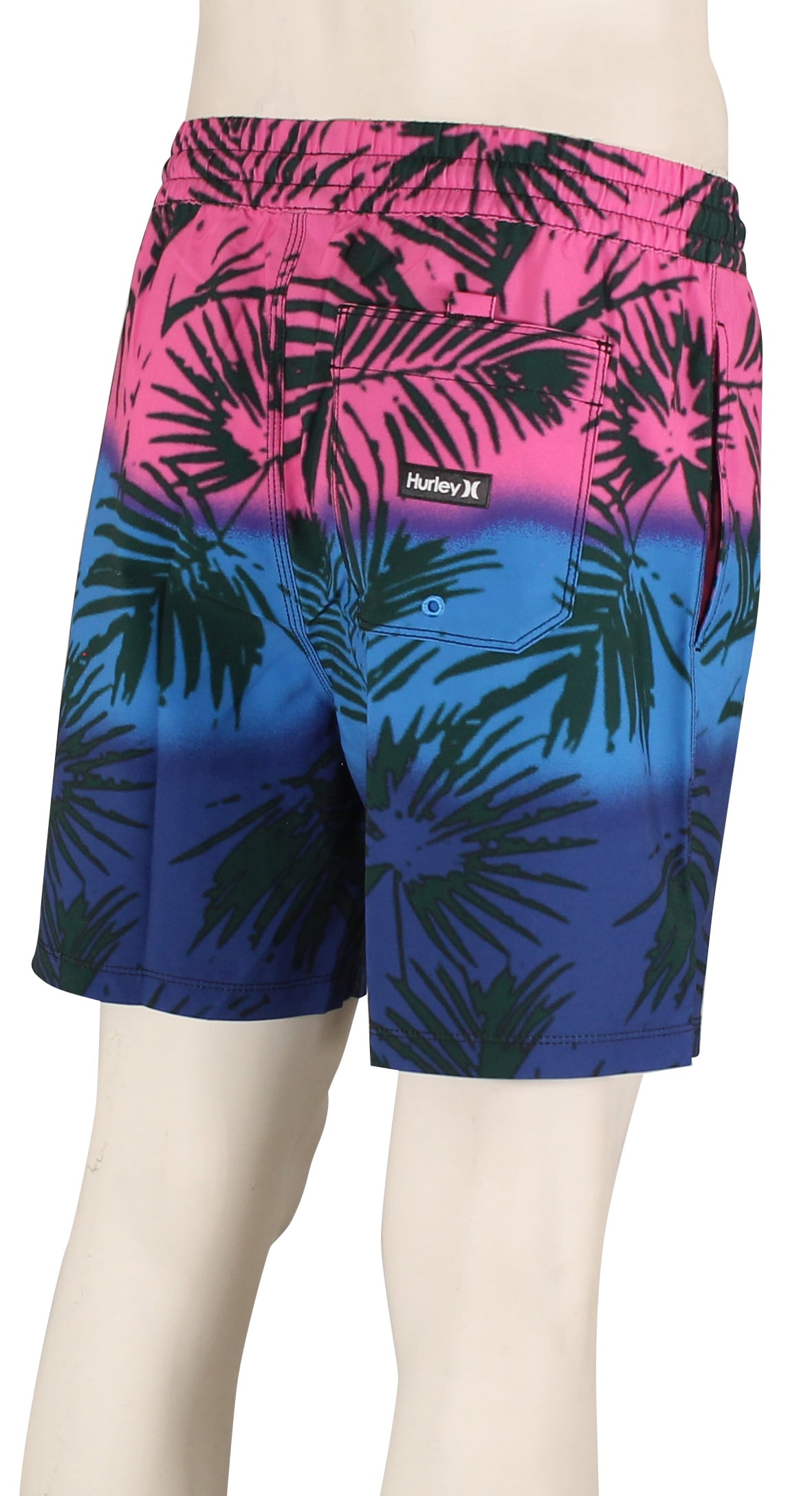 Hurley Cannonball 17" Volley Shorts - Deeper Royal – back view