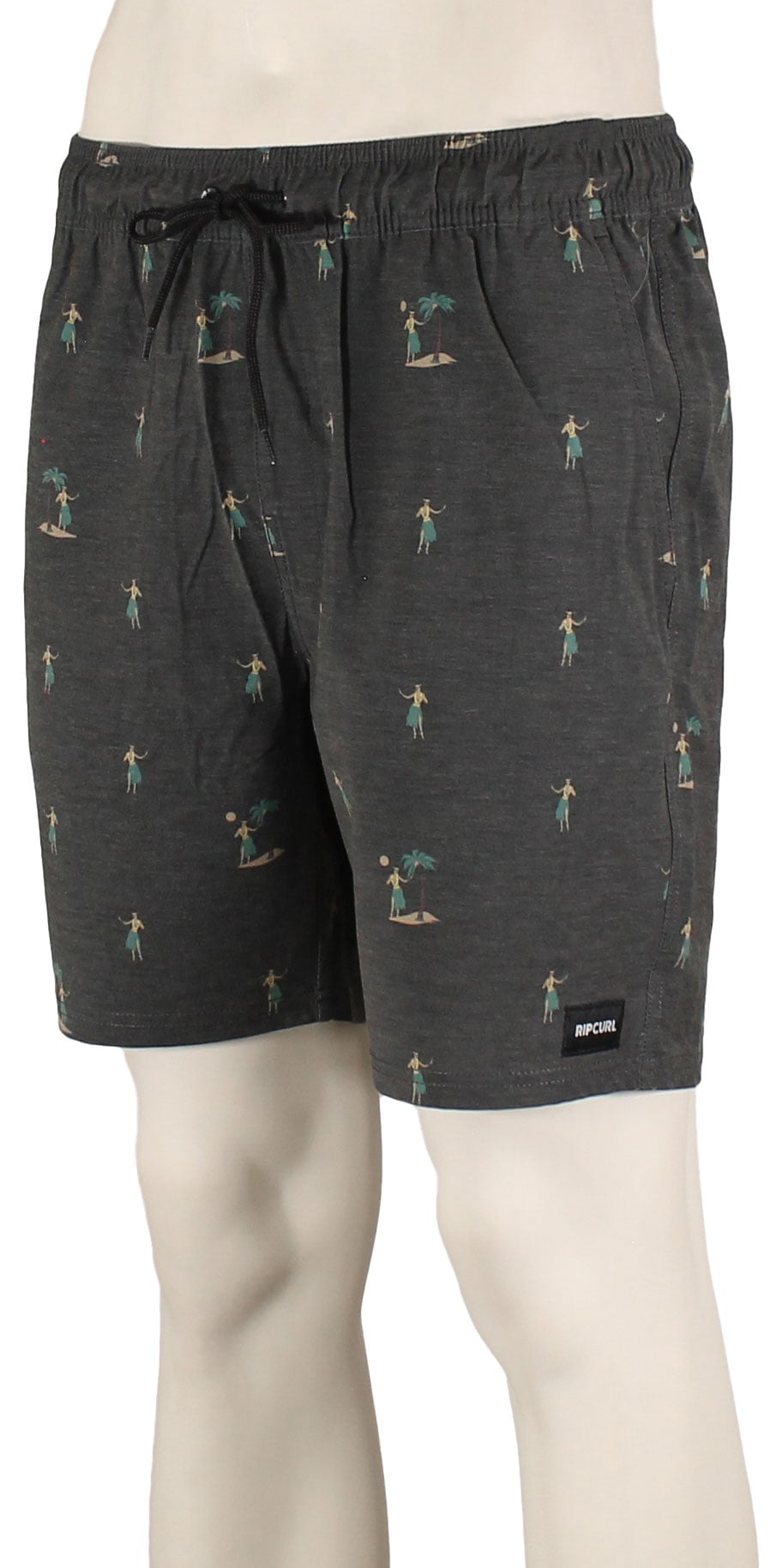 Rip Curl Hula Breach Volley Shorts - Black