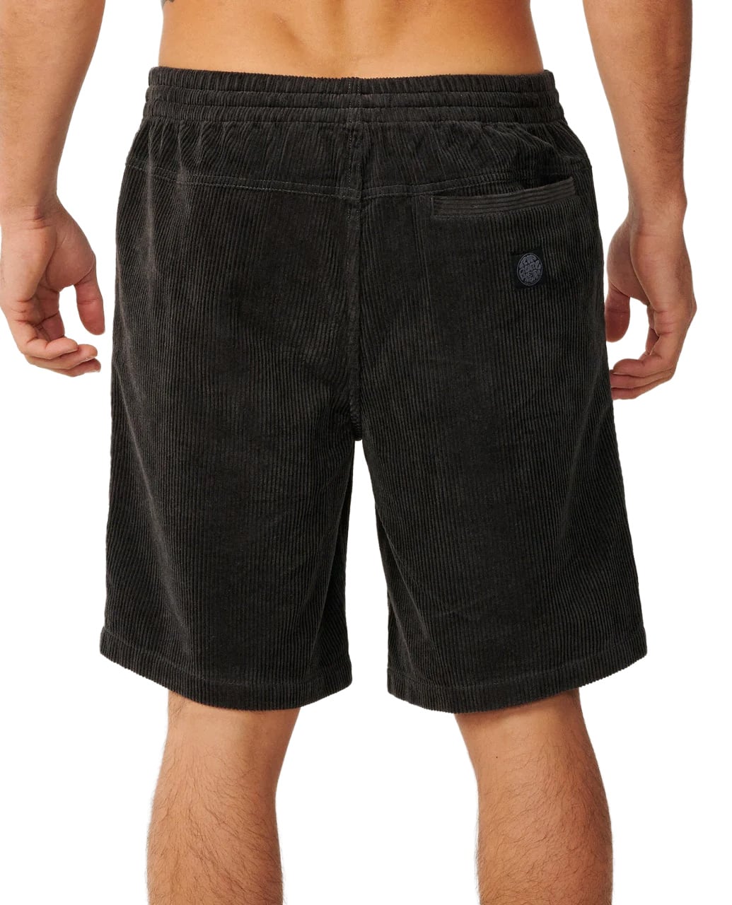 Rip Curl Premium Surf Cord 19" Volley Shorts - Black – back view