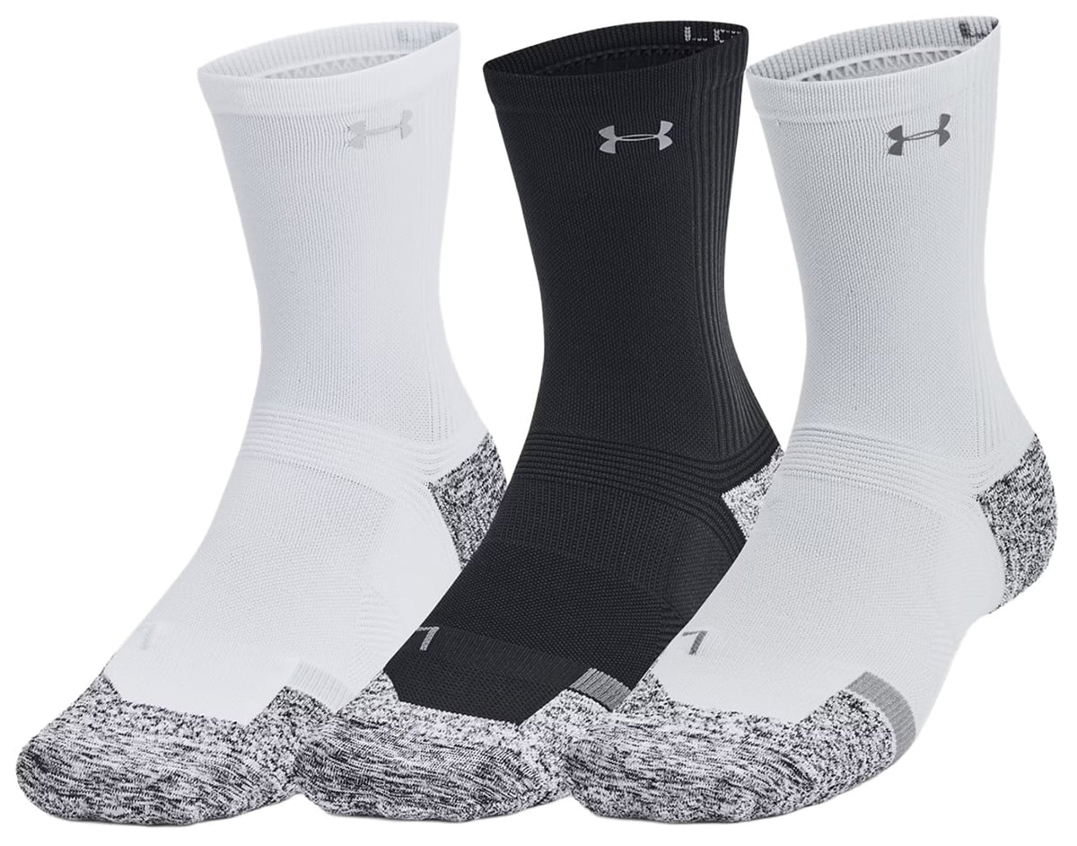 Under Armour ArmourDry Pro Ultra Crew Socks - Black / White / Castlerock