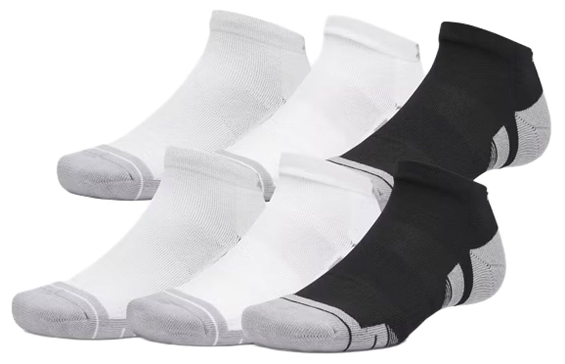 Under Armour Performance Tech 6-Pack Socks - Ultimate Black / White / Steel
