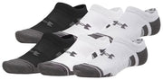 Under Armour Performance Tech No Show 6-Pack Socks - Mod Gray / Jet Gray