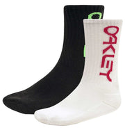Oakley B1B Socks - White, front view
