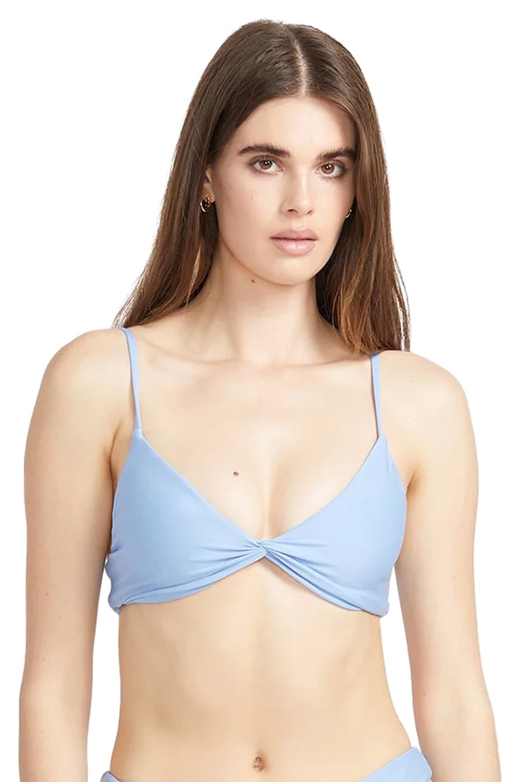 Volcom Simply Seamless V-Neck Bikini Top - Coastal Blue