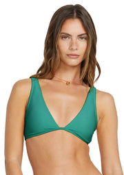 Billabong Sol Searcher Ava Tank Bikini Top - Evergreen
