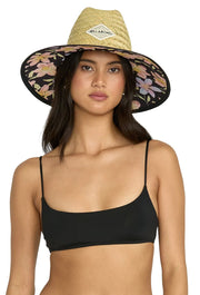 Billabong Sol Searcher Jaclyn Crop Bikini Top - Black Pebble