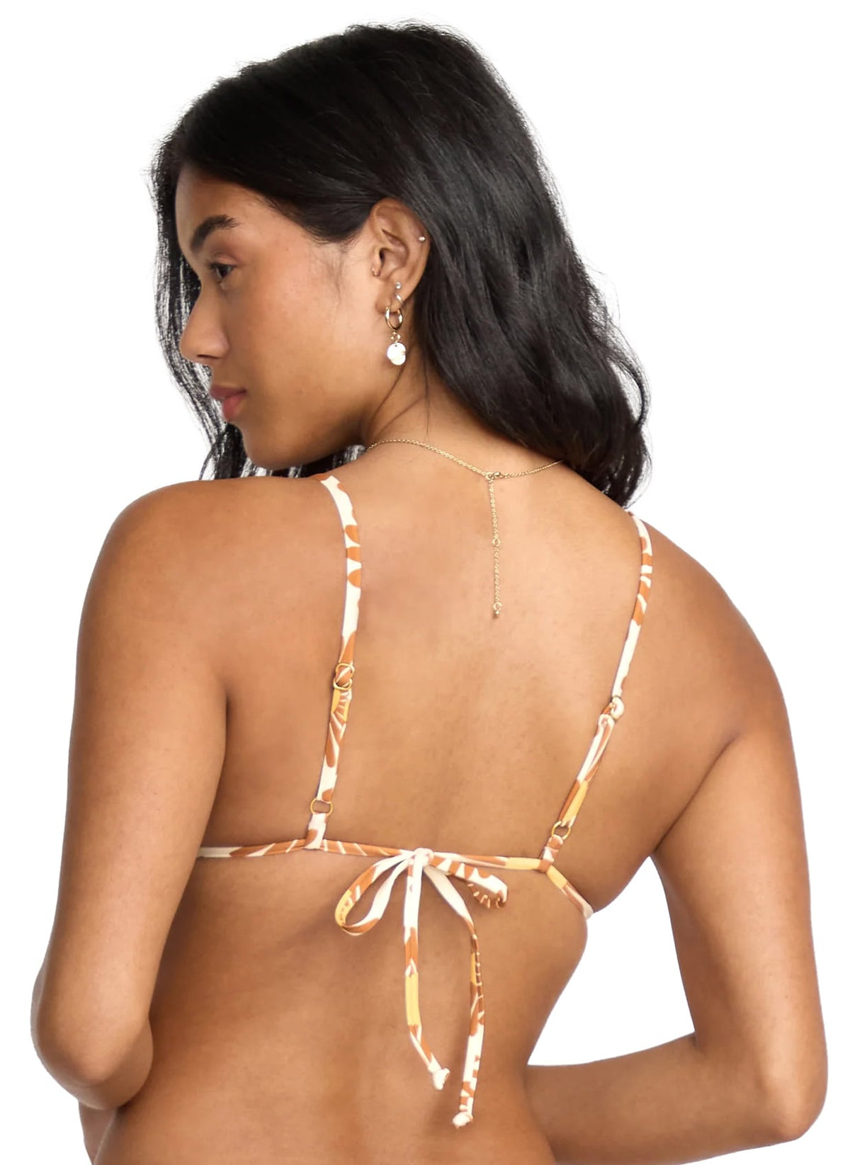 Billabong Fresh Daze Mini Slide Triangle Bikini Top - Salt Crystal – back view